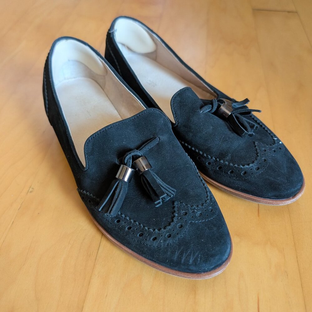 Jo Mercer Women's Suede Loafters (US 6.5 used once)